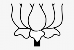 Lotus Clipart - Lotus Flower Clipart Black White - Free ...