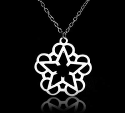 Amazon.com: FidgetKute Black Veil Brides Necklace BVB Logo ...
