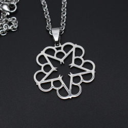 BVB Necklace Stainless Steel BLACK VEIL BRIDES Pendant Symbol 24\