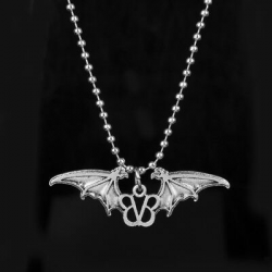 BLACK VEIL BRIDES Necklace Rock Band BVB Logo With Bat Wings ...