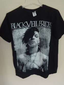 Vintage Black Veil Brides - Tour Band Graphic Printed T-Shirt Men Medium  Shirt