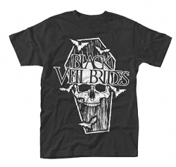 Black Veil Brides T Shirt Coffin band logo BVB new Official Mens Black