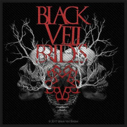OFFICIAL LICENSED - BLACK VEIL BRIDES - SKULL BRANCHES SEW-ON PATCH METAL  BVB | eBay