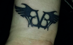 My 7th tattoo Black Veil Brides band logo by ...