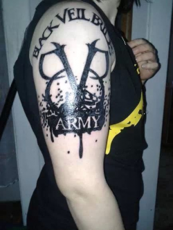 army tattoos band tattoos black veil brides tattoo black ...