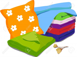 Pillow And Blanket Clipart