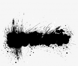 Banner Download Abstract Black - Splatter Background ...