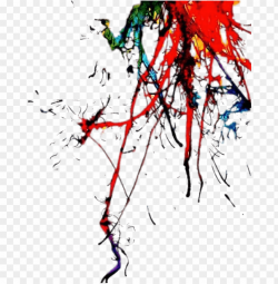 top corner paint splatter PNG image with transparent ...