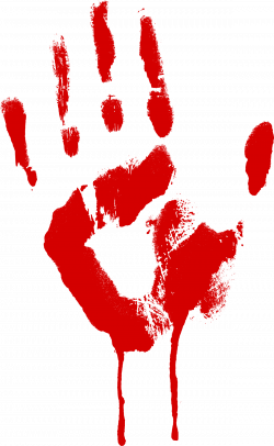 5 Red Bloody Handprint (PNG Transparent) | OnlyGFX.com