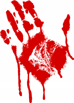 5 Red Bloody Handprint (PNG Transparent) | OnlyGFX.com