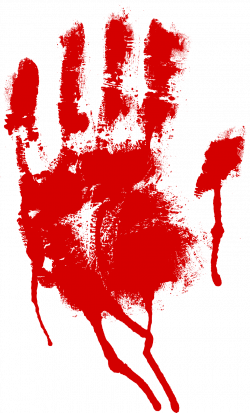 5 Red Bloody Handprint (PNG Transparent) | OnlyGFX.com