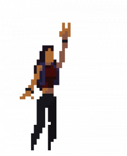 ArtStation - Headbangin\' Babe, Pixel Bradii