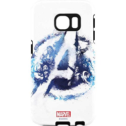 Amazon.com: Avengers Galaxy S7 Case - Avengers Blue Logo ...
