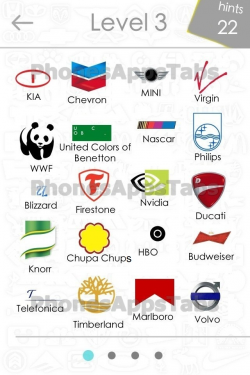 Logo Quiz Game Answers - Level 3 - Logos Game