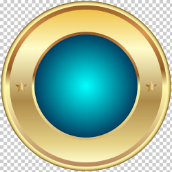 Circle Font, Seal Badge Blue Transparent , round gold and ...
