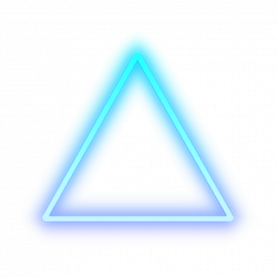 Discover the coolest #triangle #blue #glow #light #shape ...