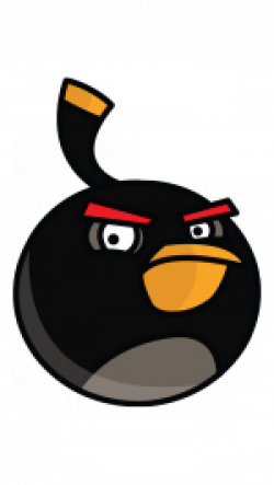 How to Draw Angry Birds – Bomb | Bird drawings, Angry birds ...