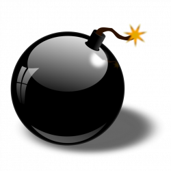 Free Clipart: Black Bomb | ricardomaia