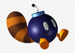 Bomb Clipart Video Game - Tail Bob Omb Mario, HD Png ...