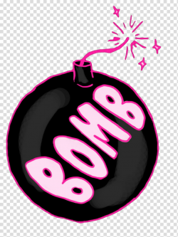 Mochi, black and pink bomb art transparent background PNG ...