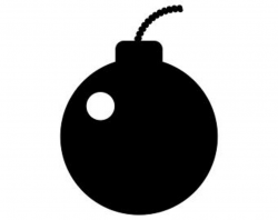 Bomb clipart silhouette, Bomb silhouette Transparent FREE ...