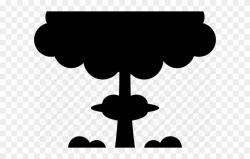 Nuclear Bomb Silhouette Png Clipart (#949706) - PinClipart