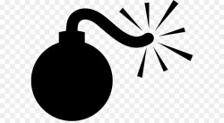 Bomb clipart silhouette, Bomb silhouette Transparent FREE ...