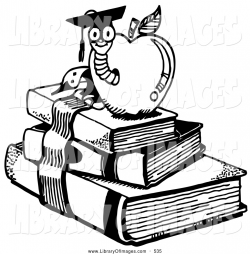 School Books Clipart Black And White | Free download best School ...