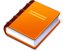 Orange book clipart - Clip Art Library