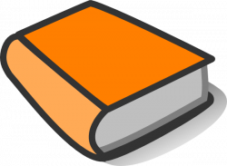 Orange Book Reading Clip Art at Clker.com - vector clip art online ...