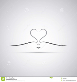 Royalty Free Stock Photo Book Open Pages Forming Heart Icon ...