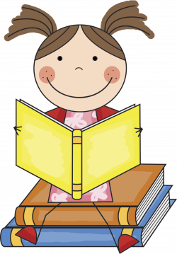 Girls kids reading clipart cliparts and others art ...