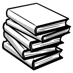 books - lineart clipart, cliparts of books - lineart free ...