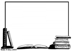Free Book Border, Download Free Clip Art, Free Clip Art on Clipart ...