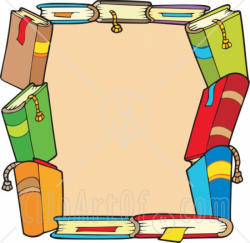 Books border clipart clipart panda free clipart images within books ...