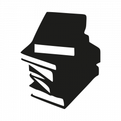 Great use of perspective in this black and white book vector ...