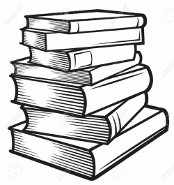 Best Black And White Book Clipart #18181 - Clipartion.com