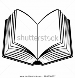 Open Book Clip Art Black And White | Clipart Panda - Free Clipart Images