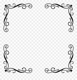 Big Image - Elegant Border Design Png Clipart (#187576) - PinClipart