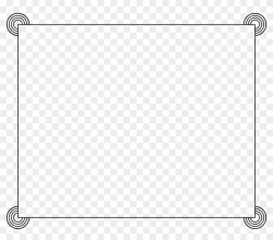 Simple - Border - Clip - Art - Simple Border Design Landscape, HD ...