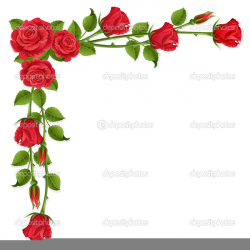 Clipart Red Rose Border | Free Images at Clker.com - vector clip art ...