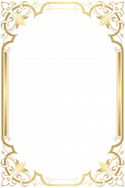 Border Frame Transparent Clip Art | Gallery Yopriceville - High ...