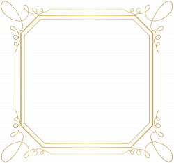 Deco Border PNG Clip Art | Gallery Yopriceville - High ...