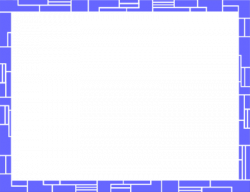 Transparent Frames and Borders | ... Of A Blank Blue Frame ...