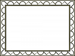 Border Design Black And White clipart - White, Black, Text ...