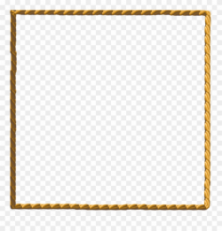 Rope Border Png Clipart Borders And Frames Clip Art - Gold ...