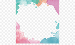 Watercolor Border Png & Free Watercolor Border.png ...