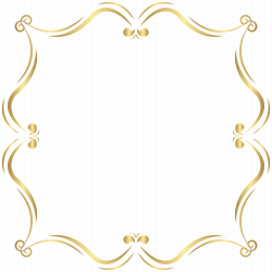 Gold Border PNG Clip Art Image | Gallery Yopriceville - High ...