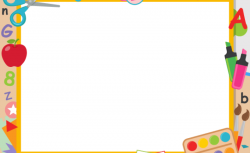 preschool border Landscape page borders clip art gardening flower ...