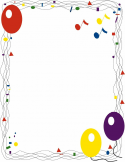 Free Printable Music Borders | Each of the above clip art borders is ...